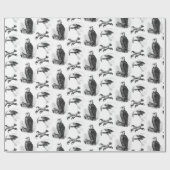 Bald Eagle met Beak en Claw American Cadeaupapier (Vlak)