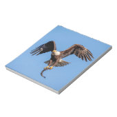 Bald Eagle met een vis Notitieblok (Gedraaid)