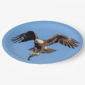 Bald Eagle met een vis Papieren Bordje (Gekanteld)
