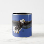Bald Eagle met Wings Spread Coffee Mok (Center)