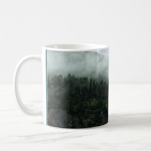 BALD EAGLE & MISTY FOREST Thé & Café Mug (Gauche)