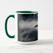 BALD EAGLE & MISTY FOREST Thé & Café Mug (Gauche)