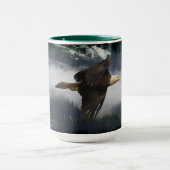 BALD EAGLE & MISTY FOREST Thé & Café Mug (Centre)