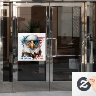Bald Eagle modern & uniek Amerikaans nationaal sym Raamsticker