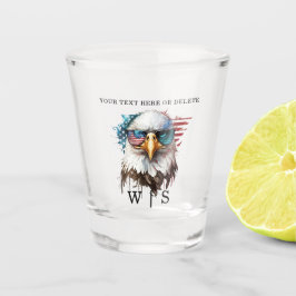 Bald Eagle modern & uniek Amerikaans nationaal sym Shot Glas
