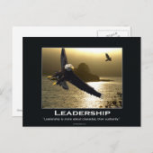 Bald Eagle Motivatie Briefkaart (Voorkant / Achterkant)