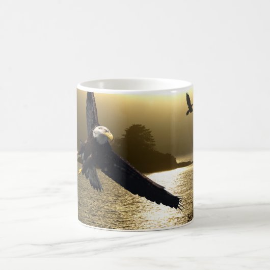 Bald Eagle Motivatie Gifts Koffiemok (Center)