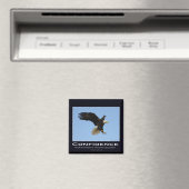 Bald Eagle Motivatie Gifts Magneet (Insitu (Vaatwasser))