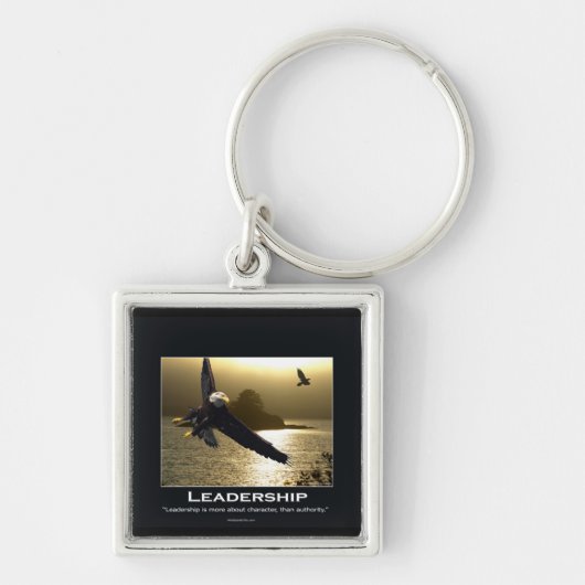 Bald Eagle Motivatie Gifts Sleutelhanger (Voorkant)