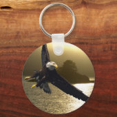 Bald Eagle Motivatie Gifts Sleutelhanger (Voorkant)