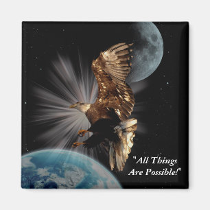 Bald Eagle Motivatie magneten