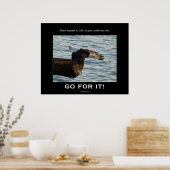 Bald Eagle Motivatie Poster (Keuken)