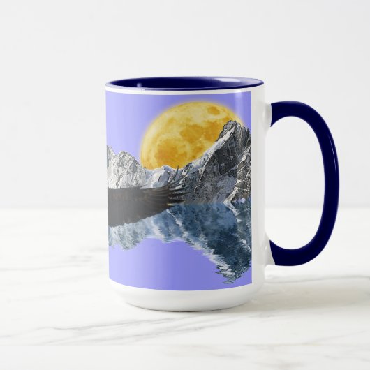 Bald Eagle & Mountains Wildlife Thee of Koffie Cup Mok (Rechts)