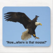 Bald Eagle Mousepad Muismat (Voorkant)