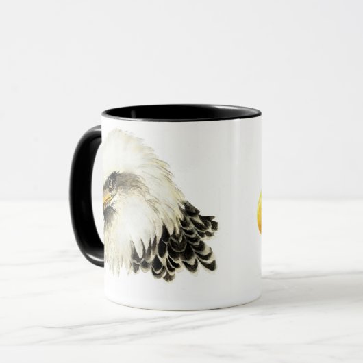 Bald Eagle Mug à la Personnaliser (Devant gauche)