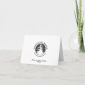 Bald Eagle Note Card Kaart (Achterkant)