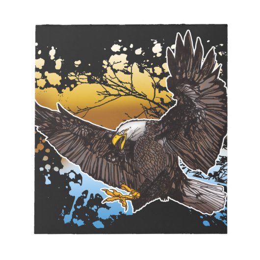 Bald Eagle Notitieblok (Voorkant)