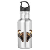 Bald Eagle on the Wing/USA Waterfles (Achterkant)