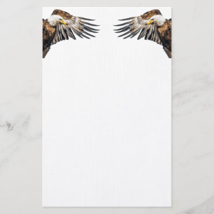 Bald Eagle op de Wing Briefpapier