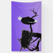 Bald Eagle op zonsondergang - Originele Wilde Kuns Spandoek (Verticaal)