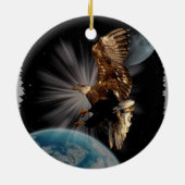 Bald Eagle Ornament (Achterkant)