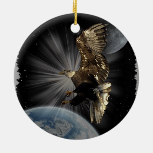 Bald Eagle Ornament (Achterkant)