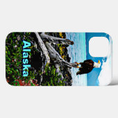 Bald Eagle over de kust van Alaska Case-Mate iPhone Case (Achterkant (horizontaal))