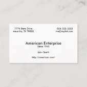 Bald Eagle over het Amerikaanse Visitekaartje van  (Achterkant)