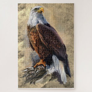 Bald Eagle Painting Jigzaag Puzzle Legpuzzel