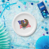 Bald Eagle Papieren Bordje (Feest)
