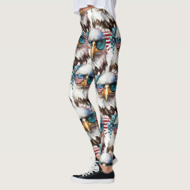 Bald Eagle-patroon modern & uniek VS-symbool Leggings