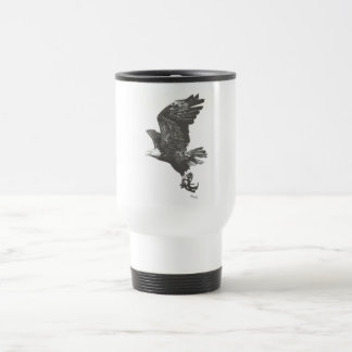 Bald Eagle Pen en Inkt Travel Mug Reisbeker