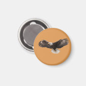  bald eagle pin , commonly sold as  magneet (Voorkant / Achterkant)