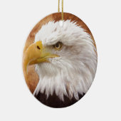 Bald Eagle Portrait Keramisch Ornament (Rechts)
