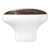 Bald Eagle Portrait Keramische Knop (Zijkant)