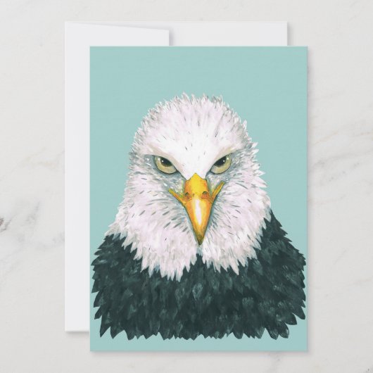 Bald Eagle Portrait Save The Date (Voorkant)
