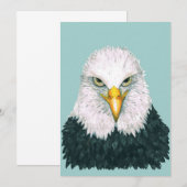 Bald Eagle Portrait Save The Date (Voorkant / Achterkant)