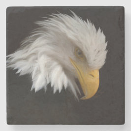 Bald Eagle Portrait Stenen Onderzetter