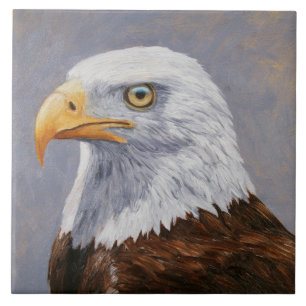 Bald Eagle Portrait Tegeltje