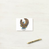 Bald Eagle Post-it® Notes (Op bureau)