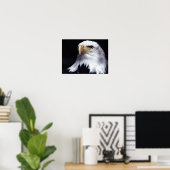 Bald Eagle Poster (Thuiskantoor)