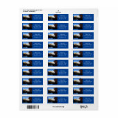 Bald Eagle Profiellabel Etiket (Full Sheet)