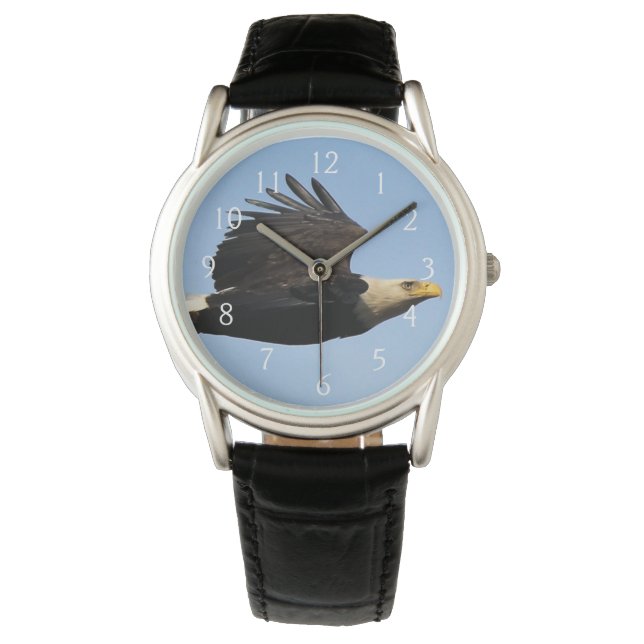 Bald Eagle Profile Watch Horloge (Voorkant)