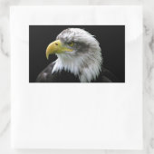 Bald Eagle Rechthoekige Sticker (Tas)