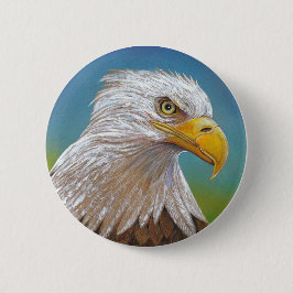 Bald Eagle Ronde Button 5,7 Cm