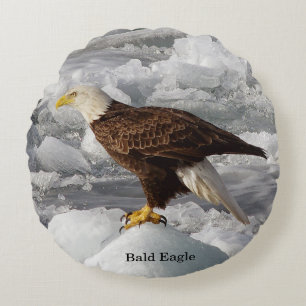 Bald Eagle round Pillow Rond Kussen