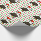 Bald Eagle Santa Cadeaupapier (Hoek)