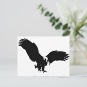 Bald Eagle Silhouette Briefkaart (Staand voorkant)