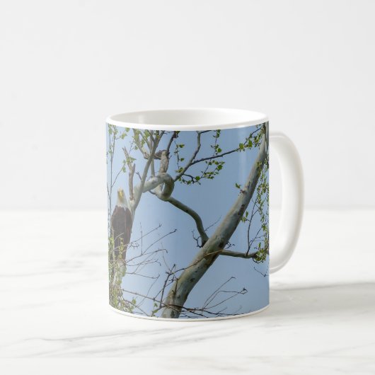Bald Eagle Smile Coffee Mok (Voorkant rechts)