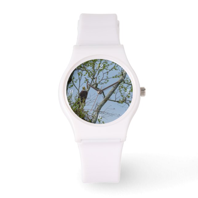 Bald Eagle Smile Horloge (Voorkant)